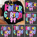 Bright grade level with bow