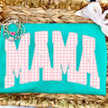 Mama pink gingham