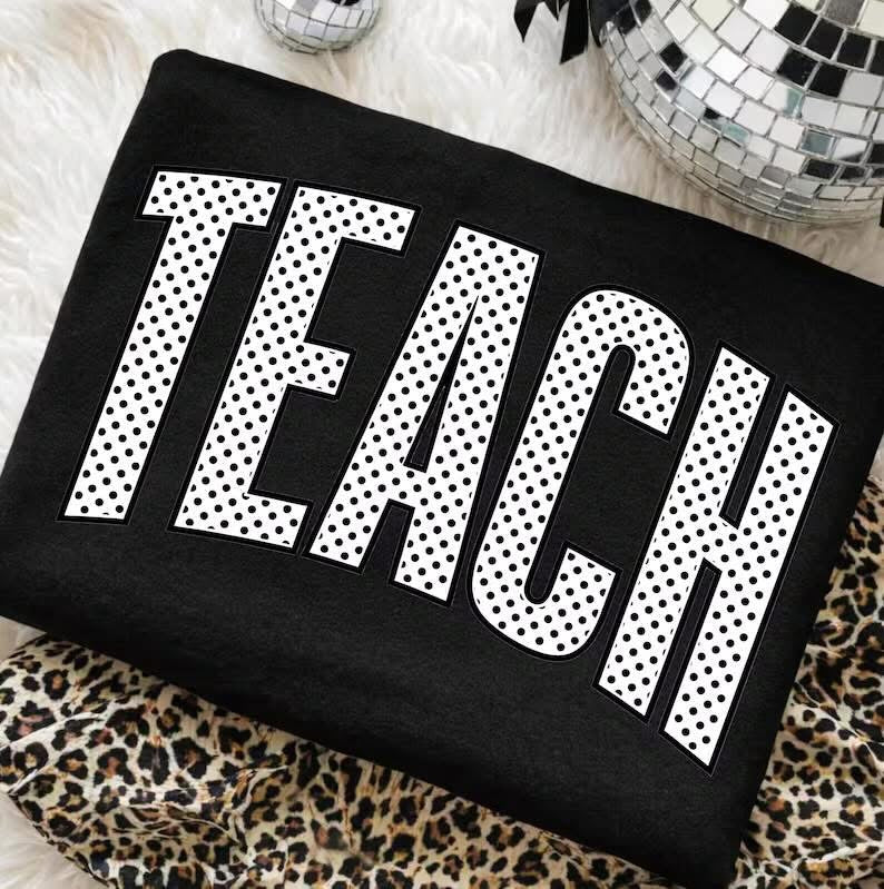Teach polka dots