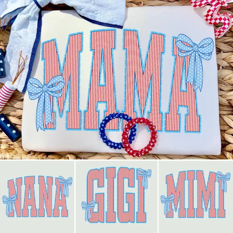 Red and blue name
