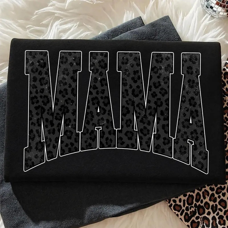 Mama black leopard