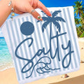 Salty beach