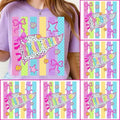 Colorful grade level pendant flag