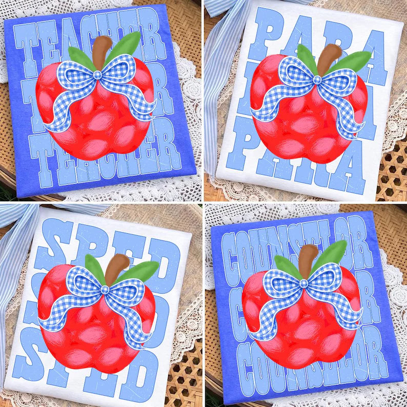Apple blue ribbon